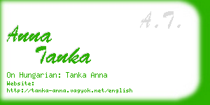 anna tanka business card